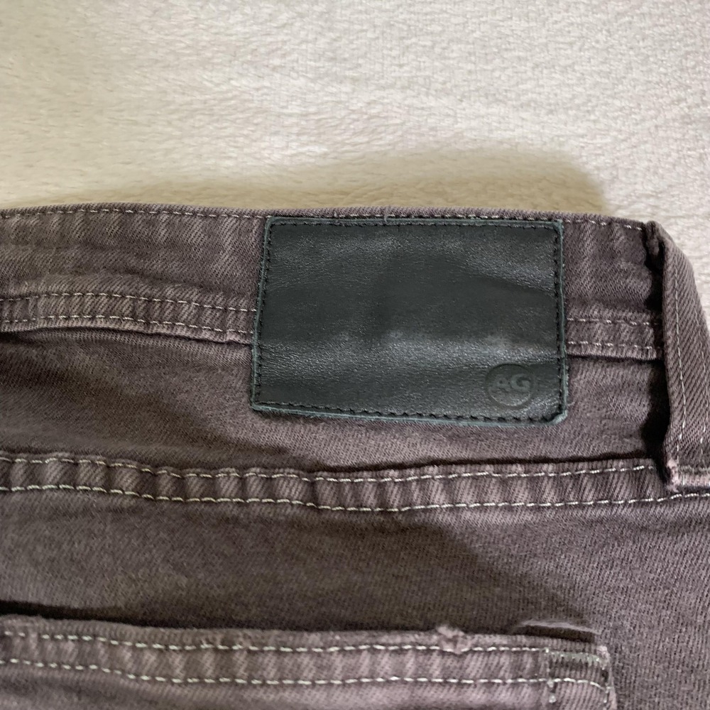 AG Adriano Goldschmied Matchbox Jeans Mens 36x34 Brown Slim Straight Stretch - Picture 16 of 16